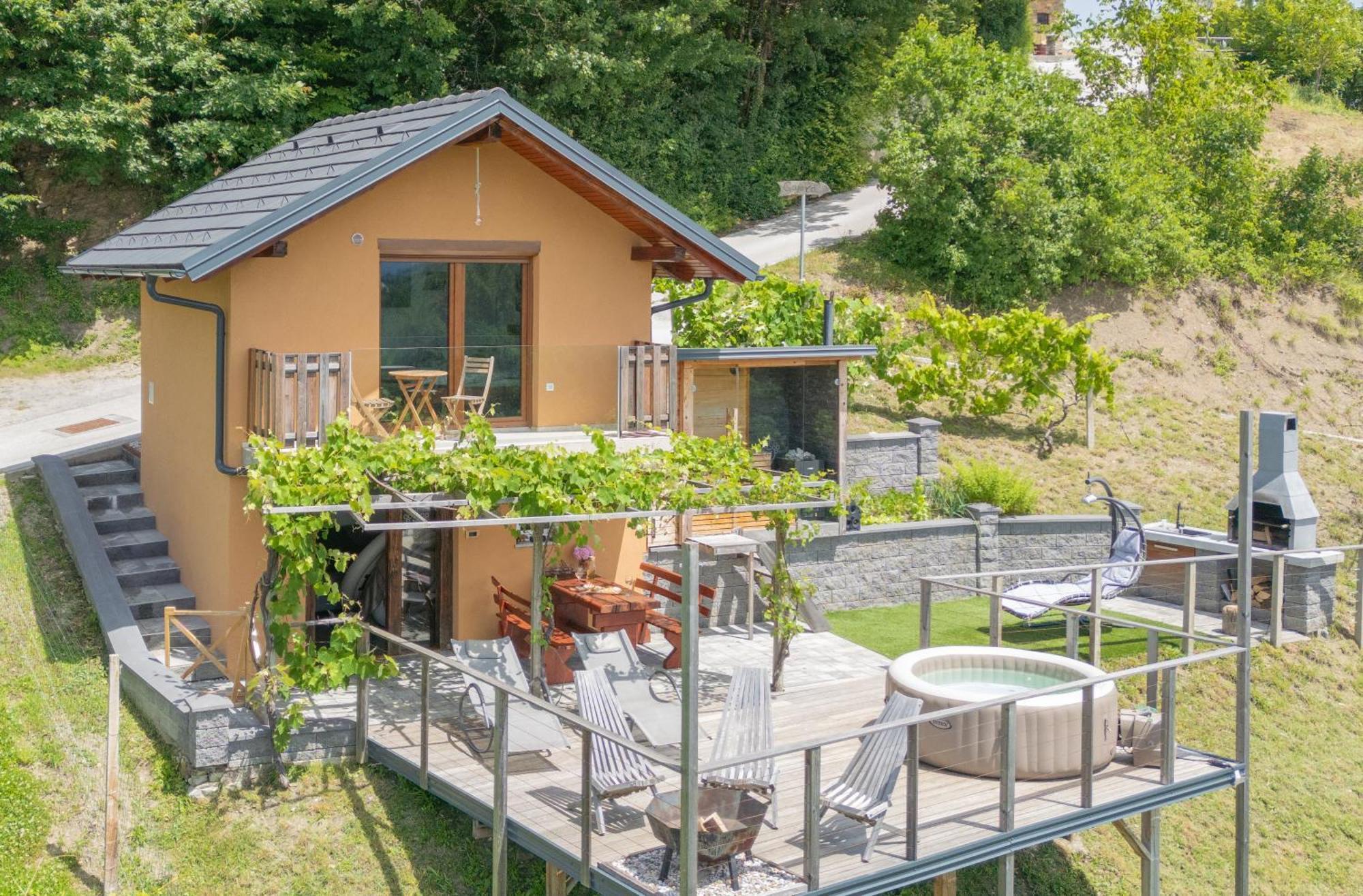 Vineyard Cottage Soncni Gric Trebnje Bagian luar foto